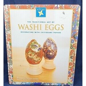 WASHI EGGS - Decorating with Chiyogami Papers New Sealed Packaging